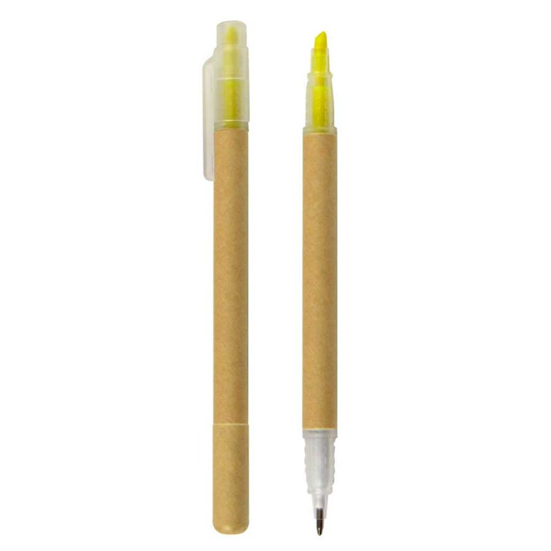 BOLÍGRAFO/DESTACADOR ECOLÓGICO BOLÍGRAFO/DESTACADOR ECOLÓGICO