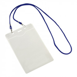 PORTA-CREDENCIAL CON COLGADOR