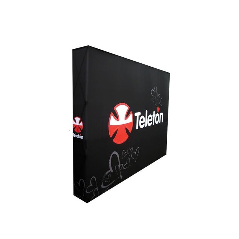 Panel araña recto doble tela