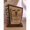 GALVANO EN MADERA
