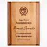 PLACAS CONMEMORATIVAS EN MADERA