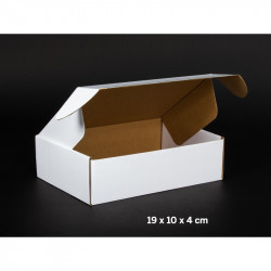 CAJA EMPAQUE 19X10X4 cm CON LOGO