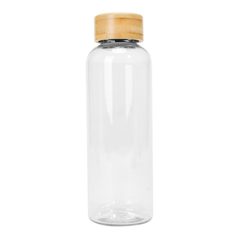 Botella PET tapa bamboo "AINOA" 550cc