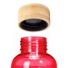 Botella PET tapa bamboo "AINOA" 550cc