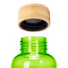 Botella PET tapa bamboo "AINOA" 550cc