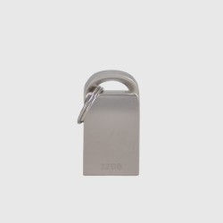USB 2.0 Mini-Pendrive "Lock" de Acero inoxidable 32GB