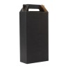 Caja autoarmable con asas, para 2 botellas de Vino 18 x 34 x 9 cm
