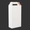 Caja autoarmable con asas, para 2 botellas de Vino 18 x 34 x 9 cm