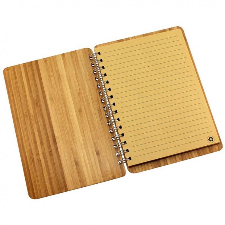 CUADERNO BAMBOO CORPORATIVO CON TU LOGO