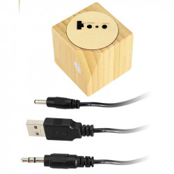PARLANTE DE BAMBOO CORPORATIVO CON TU LOGO