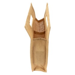 Bolsa de Yute 2 Botellas de Vino 20 x 38 x 10 cm.