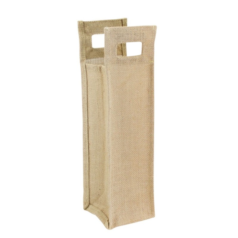 Bolsa de Yute Porta-Botella 10 x 40 x 10 cm