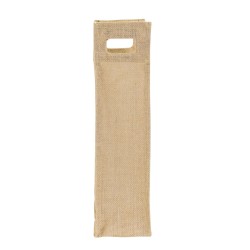 Bolsa de Yute Porta-Botella 10 x 40 x 10 cm