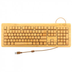TECLADO DE BAMBOO CON TU MARCA