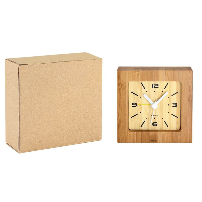 BB59 RELOJ DESPERTADOR DE BAMBOO