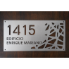 PLACAS METÁLICAS CON DISEÑO