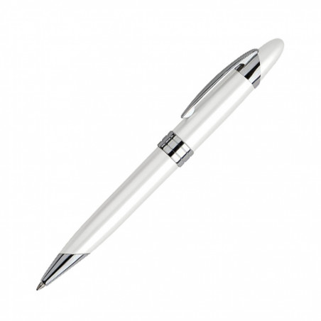 BL60 Bolígrafo Metálico White Pearl