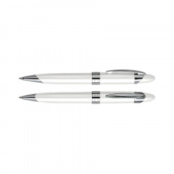 BL60 Bolígrafo Metálico White Pearl