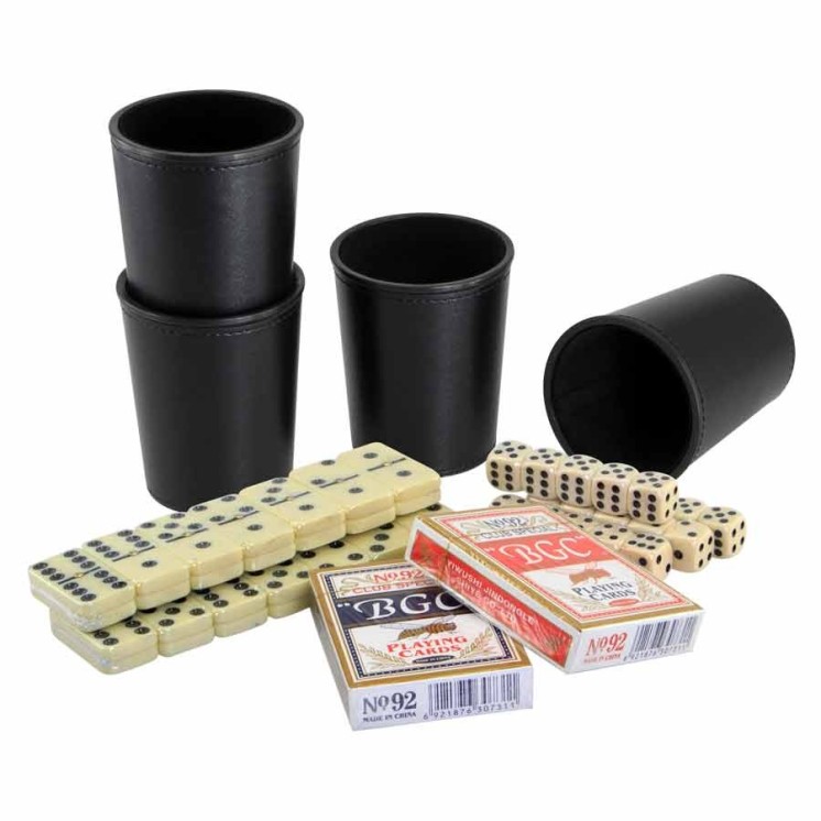Multijuegos Caja PU Negro con tu marca