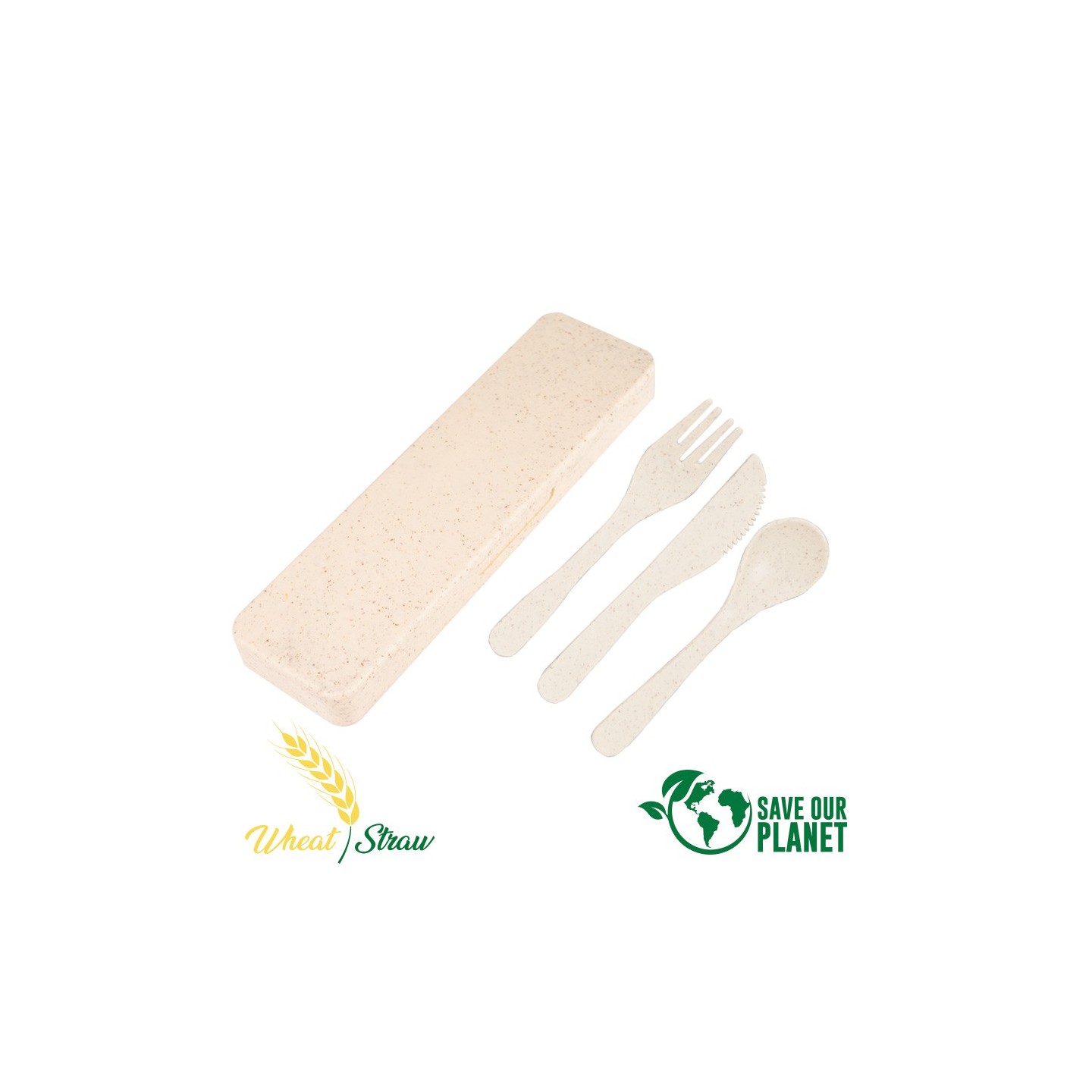 Set de 3 cubiertos Ecológico