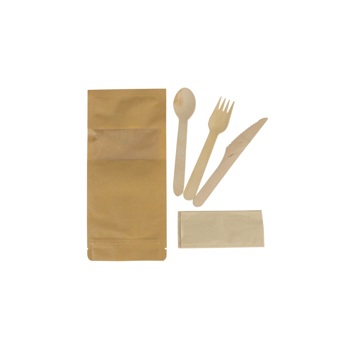 Set de cubiertos Sustentable bolsa ZIP