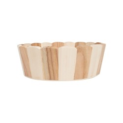 Canasto redondo de Madera CON TU MARCA