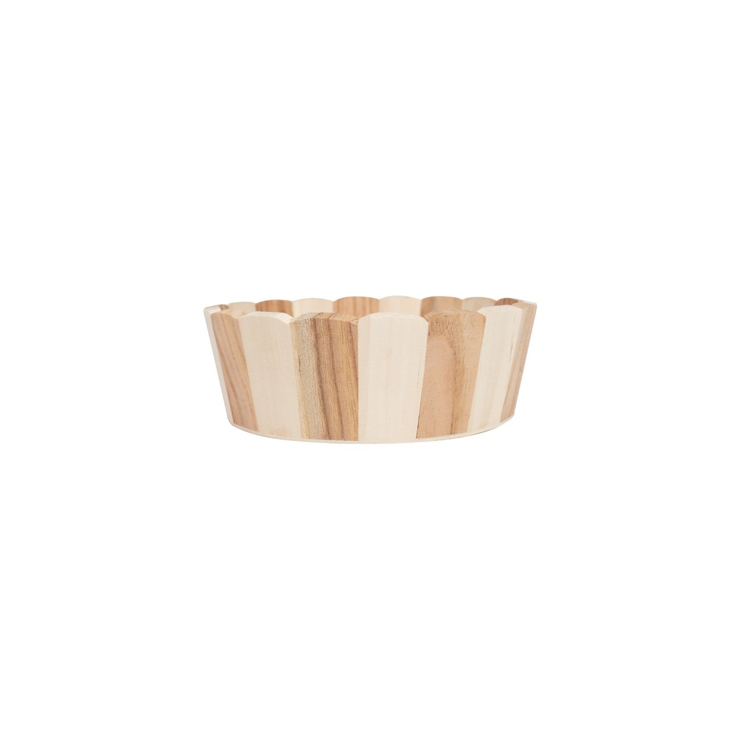 Canasto redondo de Madera CON TU MARCA