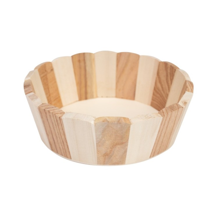 Canasto redondo de Madera CON TU MARCA