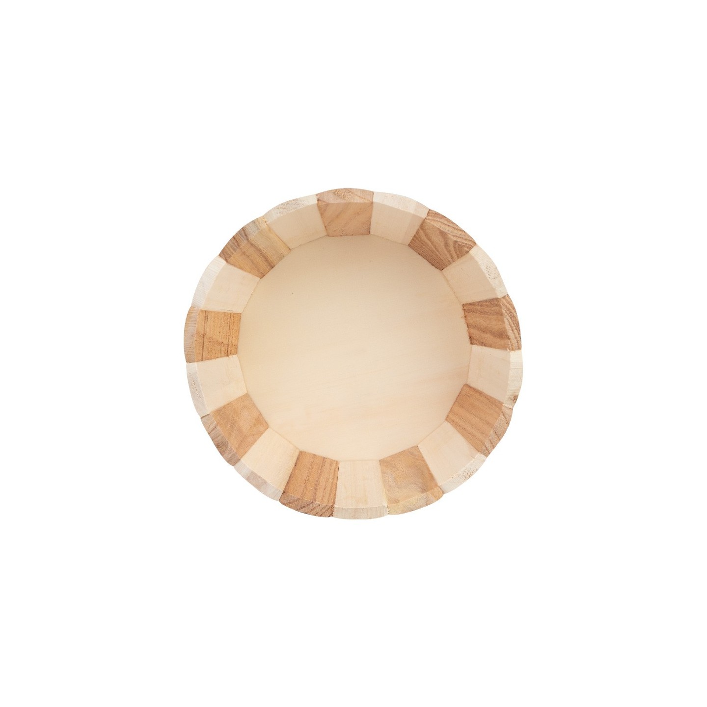Canasto redondo de Madera CON TU MARCA