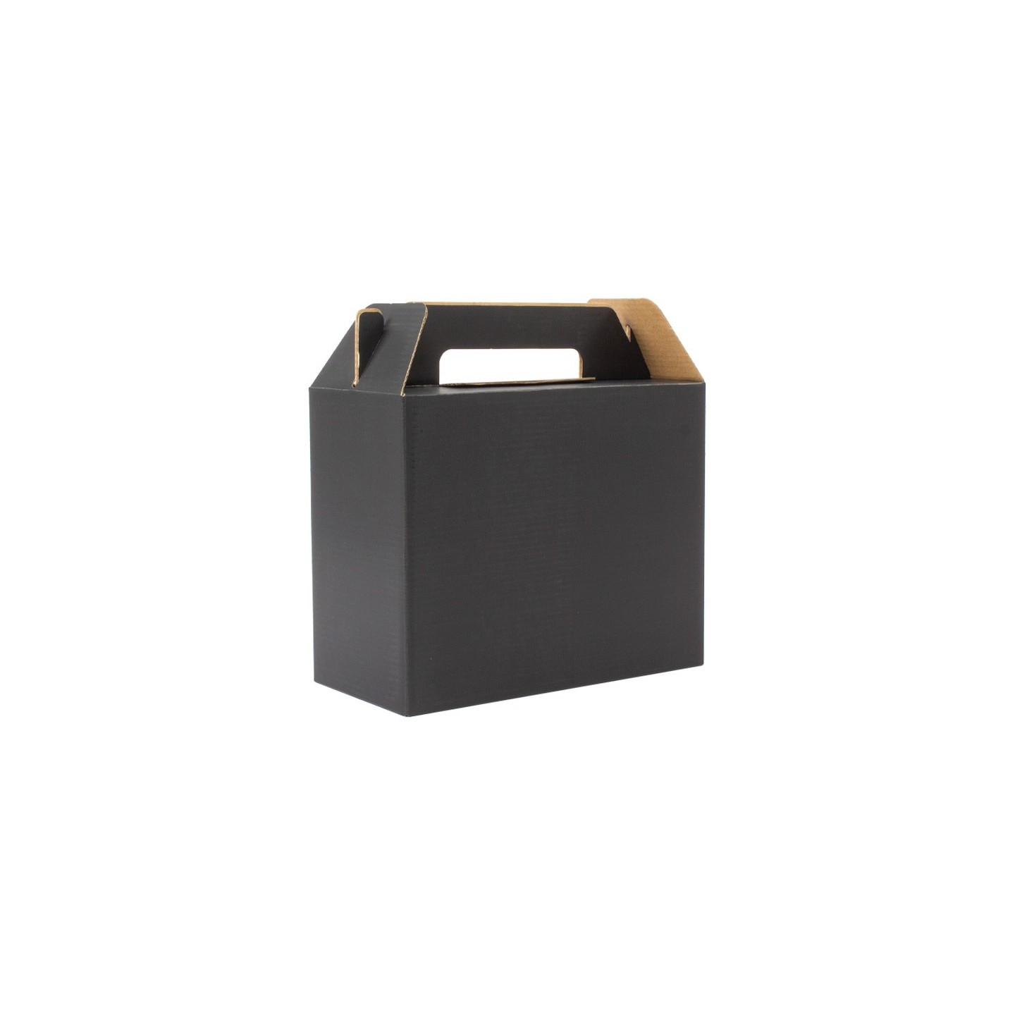 Caja autoarmable con asas, 25x20x12 cm