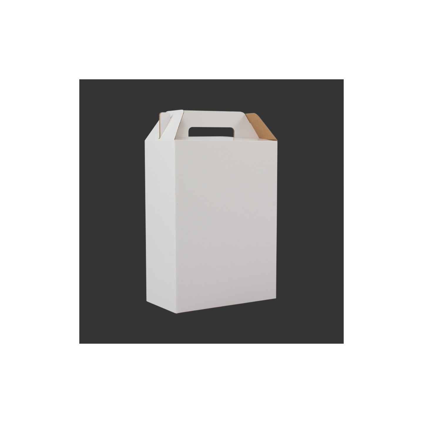Caja autoarmable con asas, 26x35x13 cm