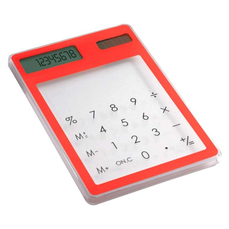 Calculadora Solar Traslúcida de Escritorio.