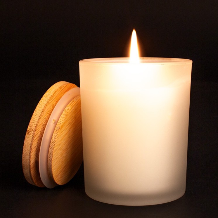 vela aromática con tu marca