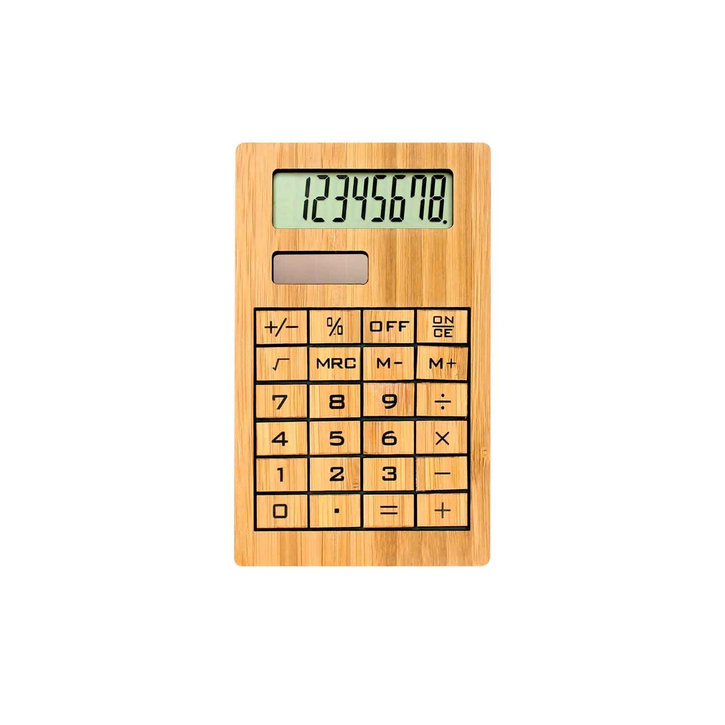 Calculadora Solar de Bamboo con tu marca
