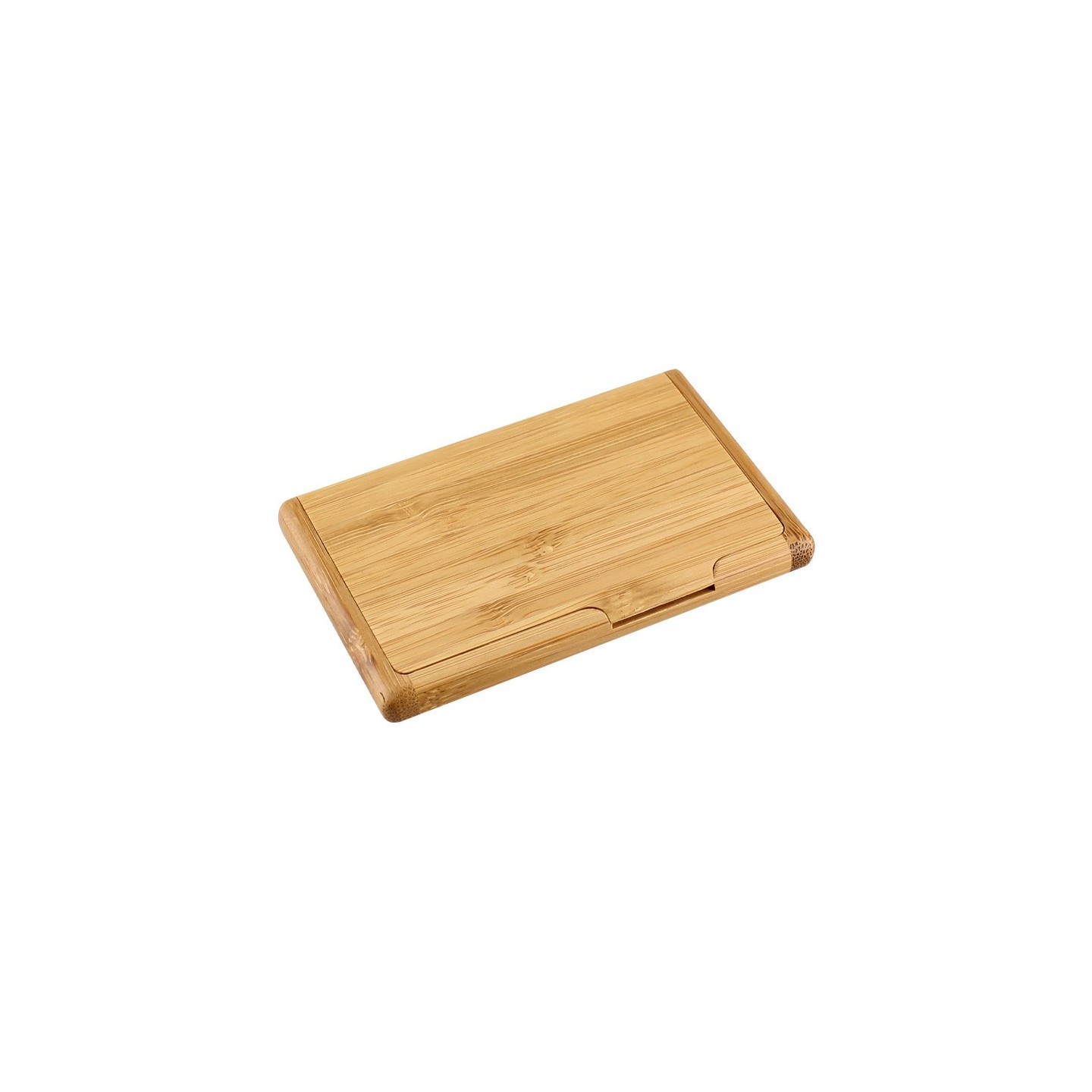 TARJETERO DE BAMBOO CON TU MARCA