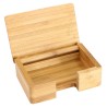 TARJETERO DE BAMBOO CON TU MARCA