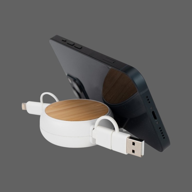 MULTICARGADOR BAMBOO CON TU MARCA