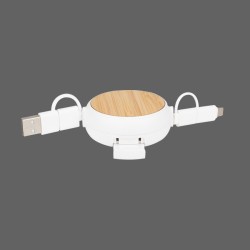 MULTICARGADOR BAMBOO CON TU MARCA