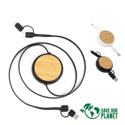 MULTICARGADOR BAMBOO CON TU MARCA