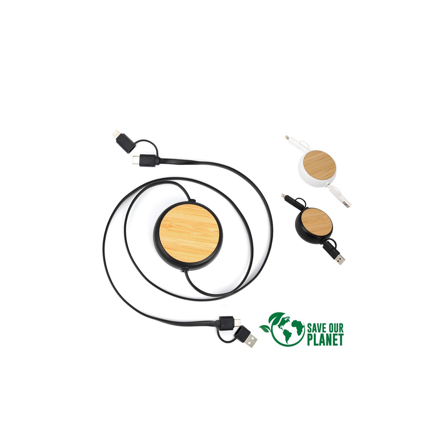 MULTICARGADOR BAMBOO CON TU MARCA