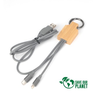 MULTICARGADOR BAMBOO CON TU MARCA