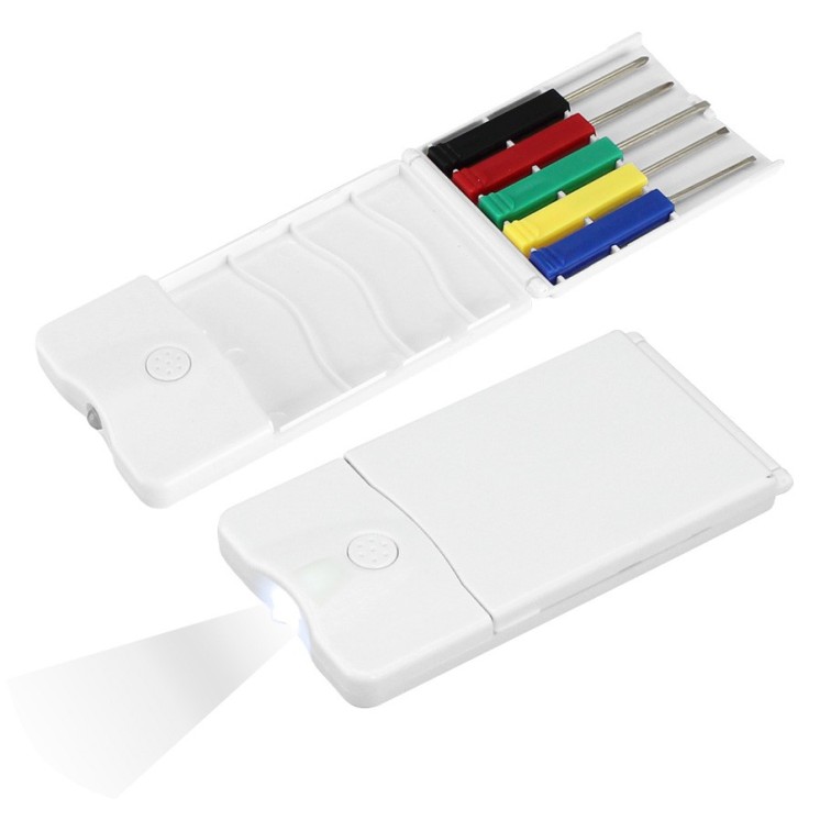 Set Mini-Destornilladores y LED con tu marca