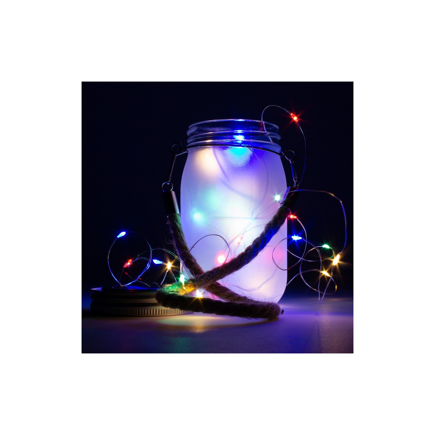 FRASCO LUZ LED CON TU MARCA