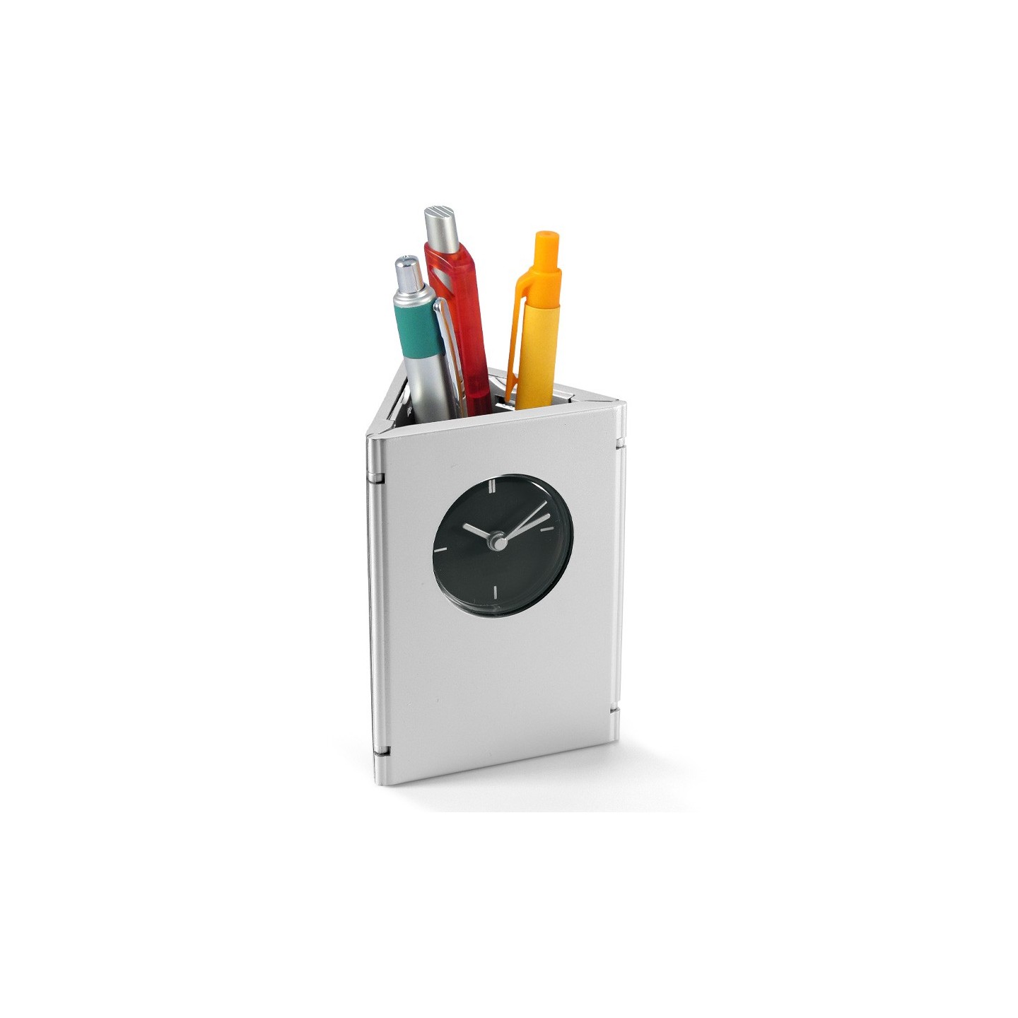 PORTA-LAPICES CON RELOJ