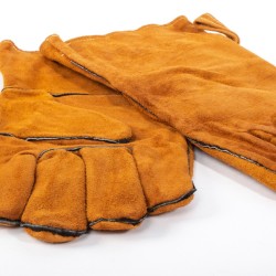 GUANTES PARA PARRILLA GAMUZA CON TU MARCA