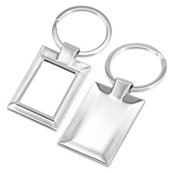 Llavero Metálico Rectangular con tu marca