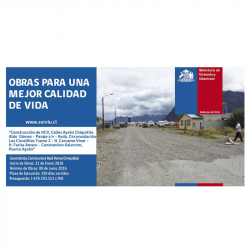 LETRERO DE OBRAS