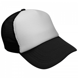 BT026 GORRO SPONGE MESH NEGRO BLANCO